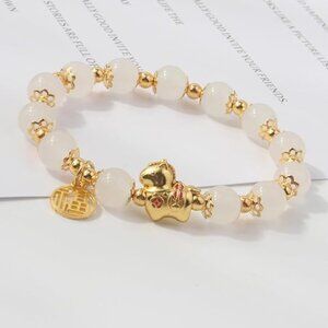 2026 Chinese New Year of Fire Horse Rope Quartz Agate Bracelet LOVE LUCK HEALTH